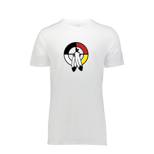 [FTSCUBWH-AS-LOGO3] Decker Men's Tri-Blend T-Shirt - Short Sleeve (Adult S, White, Logo 3)