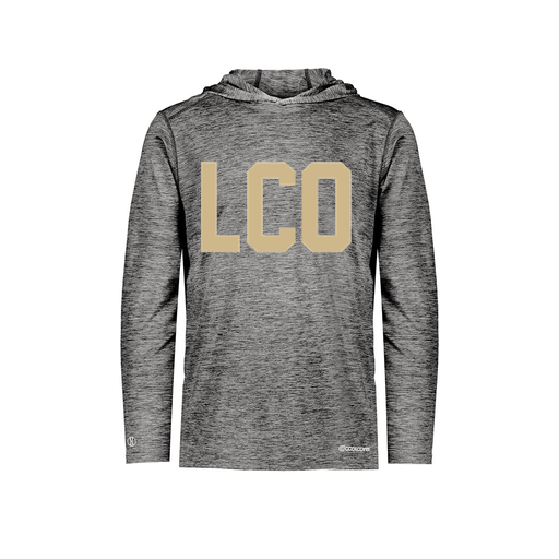 [FOLHCGBK-AS-LOGO1] Decker Men's Charge Hoodie (Adult S, Black, Logo 1)