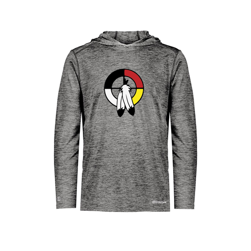 [FOLHCGBK-YS-LOGO3] Decker Youth Charge Hoodie (Youth S, Black, Logo 3)