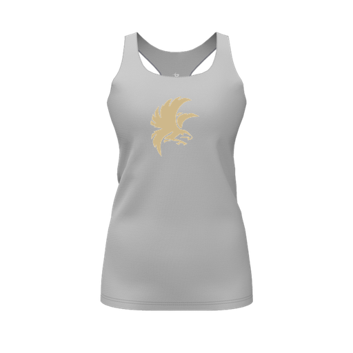 [FT0TRBGY-FYS-LOGO2] Decker Racerback Tank Top (Female Youth S, Gray, Logo 2)