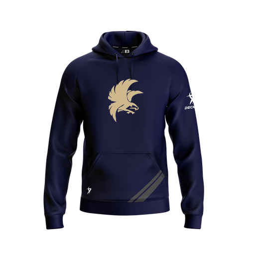 [FOLHSMNV-YXS-LOGO2] Decker Summit Hoodie (Youth XS, Navy, Logo 2)