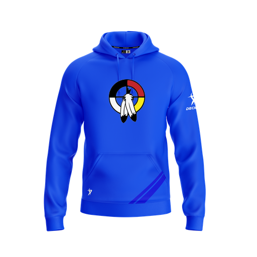 [FOLHSMRY-YXS-LOGO3] Decker Summit Hoodie (Youth XS, Royal, Logo 3)