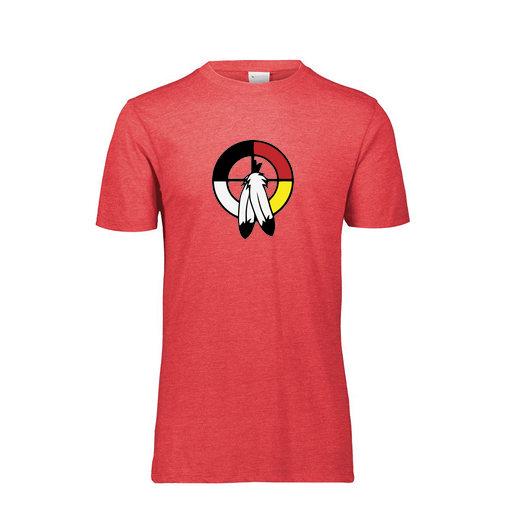 [FTSCUBRD-AS-LOGO3] Decker Men's Tri-Blend T-Shirt - Short Sleeve (Adult S, Red, Logo 3)