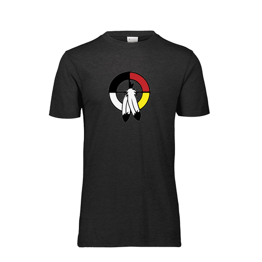 [FTSCUBBK-YS-LOGO3] Decker Youth Tri-Blend T-Shirt - Short Sleeve (Youth S, Black, Logo 3)