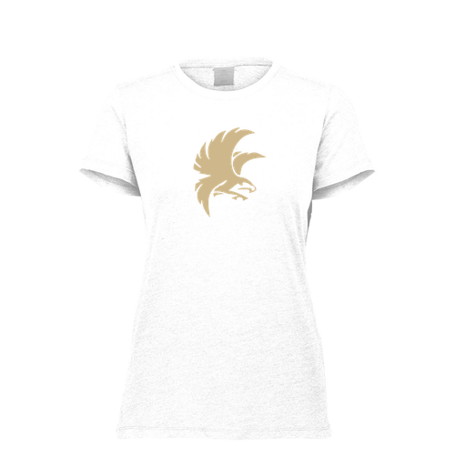 [FTSCUBWH-FAXS-LOGO2] Decker Women's Tri-Blend T-Shirt - Short Sleeve (Female Adult XS, White, Logo 2)