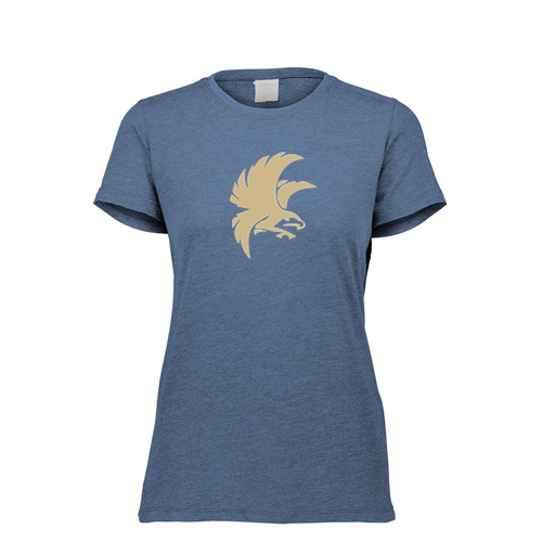 [FTSCUBNV-FAXS-LOGO2] Decker Women's Tri-Blend T-Shirt - Short Sleeve (Female Adult XS, Navy, Logo 2)