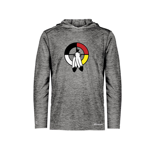 [FOLHCGBK-AS-LOGO3] Decker Men's Charge Hoodie (Adult S, Black, Logo 3)