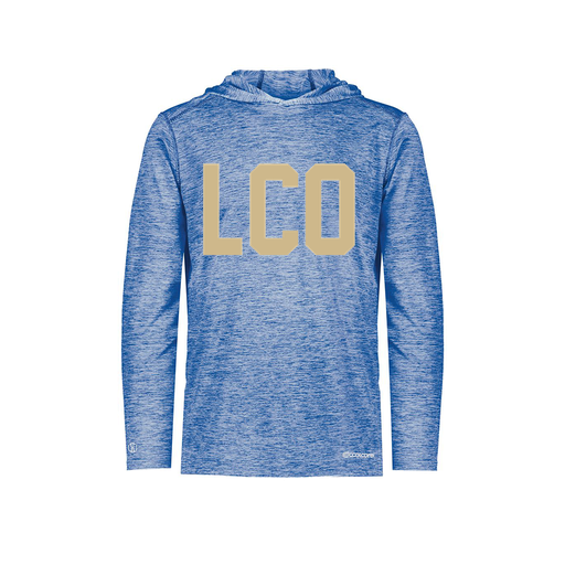 [FOLHCGRY-YS-LOGO1] Decker Youth Charge Hoodie (Youth S, Royal, Logo 1)